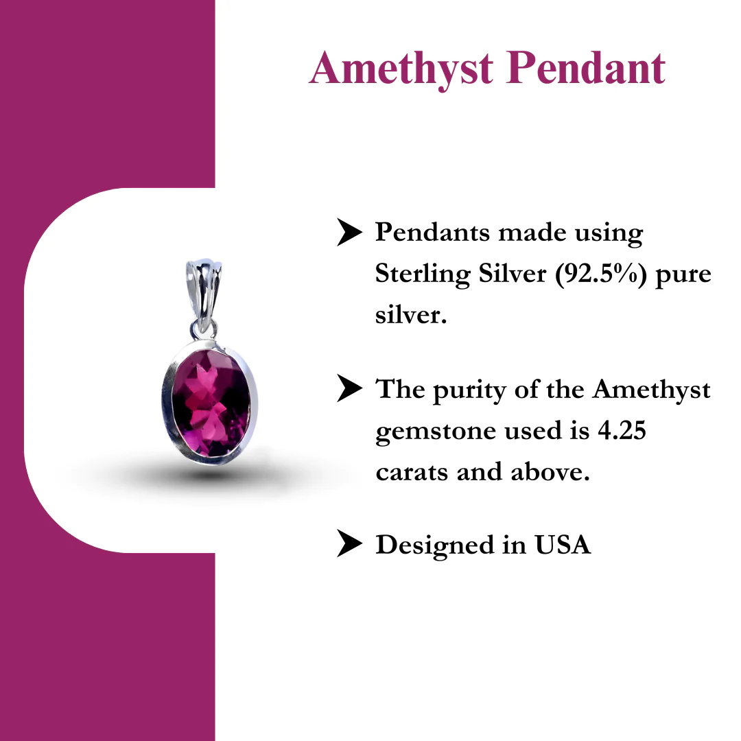 Amethyst Pendant description