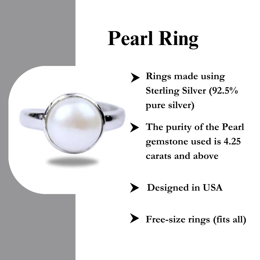 Birthstone Pearl Ring
